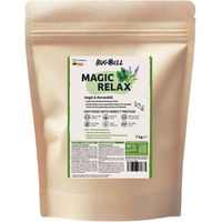 Produktbild von BugBell Magic Relax Hundefutter Trockenfutter mit Insektenprotein, Spinat, Hanf und Heilkräutern, getreidefrei und hypoallergen, 7 kg - 7 kg