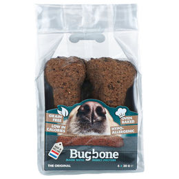 Bugbone Hundesnack mit Insektenprotein getreidefrei und hypoallergen Medium 180g - 180 g – Bild 1 von 9