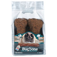 Produktbild von Bugbone Hundesnack mit Insektenprotein getreidefrei und hypoallergen Medium 180g - 180 g