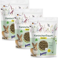 Produktbild von Bunny KaninchenTraum Basic Futterpaket für Kaninchen 3x 1,5 kg - 3 x 1,5 kg