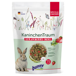 Bunny KaninchenTraum Special Edition Strawberry-Mint Vegan Hauptfutter für Kaninchen 1,5 kg - 3 x 1,5 kg – Bild 1 von 2
