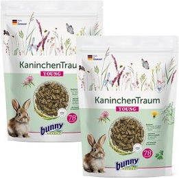 Produktbild von Bunny KaninchenTraum Young Hauptfutter für Kaninchen 2x 1,5 kg - 2 x 1,5 kg