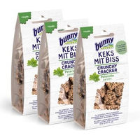 Produktbild von Bunny Keks mit Biss Petersilie Kräcker Snack für Nager 3x50 g