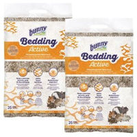 Produktbild von Bunny Leinenstreu Active 2x35 l für Kaninchen - 2 x 35 l