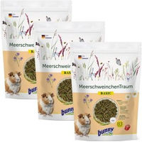 Produktbild von Bunny MeerschweinchenTraum Basic Hauptfutter Paket ohne tierisches Protein 4,5 kg - 3 x 1,5 kg