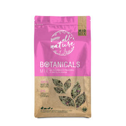 Bunny Nature All Nature Botanicals Mid Mix Kräutermischung mit Spitzwegerich und Rosenblüten für Kaninchen Meerschweinchen Chinchillas und Degus 120 g - 120 g – Bild 1 von 9