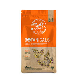 Bunny Nature Botanicals Mid Mix getrocknete Kräuter mit Gänseblümchen und Rotkleeblüten für Kaninchen Meerschweinchen Chinchillas und Degus 120 g - 120 g – Bild 1 von 9