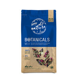 Bunny Nature Botanicals Mid Mix mit blauen Kornblumenblüten und Echinacea für Kaninchen, Meerschweinchen, Chinchillas und Degus 120 g - 120 g – Bild 1 von 7