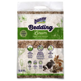Bunny Nature bunnyBedding Linum Leinen Naturstreu für Kaninchen 12,5 Liter - 12,5 l – Bild 1 von 6