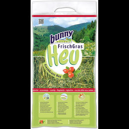 Bunny Nature Frischgras-Heu mit Hagebutte für Kaninchen 500 g - 500 g – Bild 1 von 5