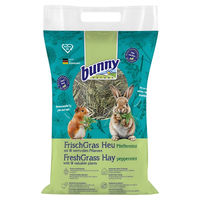 Produktbild von Bunny Nature FrischGras Heu mit Pfefferminze für Kaninchen 500 g