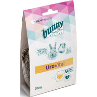 Produktbild von Bunny Nature Health UroVital Ergänzungsfutter für Kaninchen Meerschweinchen Degu und Chinchilla ohne tierisches Protein 200 g - 200 g