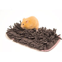 Produktbild von Bunny Nature Interactive Schnüffelmatte Play & Chill aus Fleece für Kaninchen in Grau