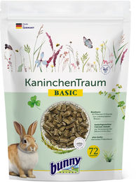 Bunny Nature KaninchenTraum BASIC Alleinfuttermittel für Kaninchen 600 g ohne tierisches Protein - 600 g – Bild 1 von 6