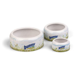 Bunny Nature Keramik Futternapf für Kaninchen Weiß XL - 1000 ml – Bild 1 von 5