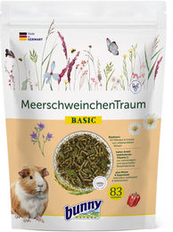 Bunny Nature MeerschweinchenTraum BASIC Hauptfutter für Meerschweinchen vegan ohne tierisches Protein 600 g - 600 g – Bild 1 von 5