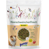 Produktbild von Bunny Nature MeerschweinchenTraum BASIC Hauptfutter für Meerschweinchen vegan ohne tierisches Protein 600 g - 600 g