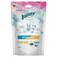 Produktbild von Bunny Nature Prebiotic Cracker Ergänzungsfutter für Kaninchen 100 g ohne Zucker und tierisches Protein - 100 g