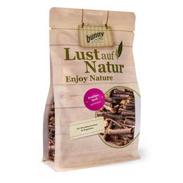 Produktbild von Bunny Snack Knabber-Spaß Apfelhölzer für Kaninchen 220g