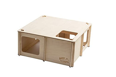 BunnyNature by puppijames Labyrinth Holz Intelligenzspielzeug für Kaninchen Medium 57,5 x 26 x 57,5 cm – Bild 1 von 5