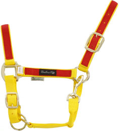 Produktbild von Buntes Nylon Pferdhalfter Umbria Equitazione Gelb