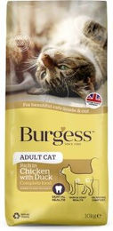 Burgess Adult Trockenfutter für erwachsene Katzen mit Huhn und Ente 10kg – Bild 1 von 3