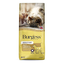 Produktbild von Burgess Dry Katzenfutter Huhn und Ente mit hohem Fleischanteil für ausgewachsene Katzen 10 kg
