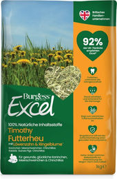Burgess Excel Futterheu mit Löwenzahn und Ringelblume für Kaninchen Meerschweinchen und Chinchillas 1 kg - 1 kg – Bild 1 von 5