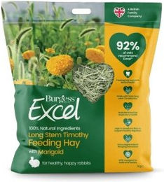 Burgess Excel Timothy Heu mit Ringelblume 1 kg für Kaninchen – Bild 1 von 3