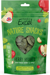 Burgess Pet Care Excel Herby Hearts Kräuter-Kräcker für Meerschweinchen und Kaninchen 60 g – Bild 1 von 4