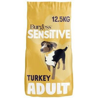 Produktbild von Burgess Sensitive Hypoallergenes Trockenfutter für erwachsene Hunde mit Truthahn 12,5kg