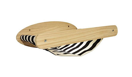 BURI 4er Set Katzen Wand-Hängematte aus Holz als Katzenbett und Schlafplatz – Bild 1 von 7