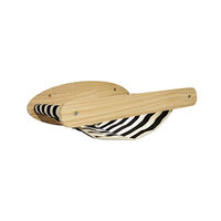 Produktbild von BURI 4er Set Katzen Wand-Hängematte aus Holz als Katzenbett und Schlafplatz