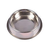 Produktbild von BURI Edelstahl Futternapf für Hunde und Katzen 15cm Silber - 0,71 l