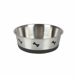 BURI Futternapf aus Edelstahl für Hunde und Katzen 1000ml Silber - 1000 ml – Bild 1 von 2