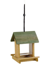 Produktbild von BURI Futtersäule aus Holz für Vögel in Beige und Natur