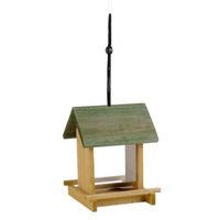 Produktbild von BURI Futtersäule aus Holz für Vögel in Beige und Natur