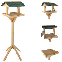 Produktbild von BURI Futtersäule aus Holz für Vögel in Beige und Natur
