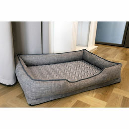 Buri Hundebett in Grau Größe L aus Polyester – Bild 1 von 2
