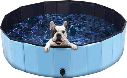 BURI Hundepool faltbares Schwimmbecken für Hunde in allen Größen – Bild 1 von 3