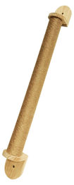 BURI Katzen Wand-Kratzsäule aus Holz und Sisal 60cm Beige – Bild 1 von 1