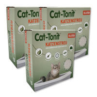 Produktbild von BURI Katzenklumpstreu aus 100% Bentonit duftend 18L - 15,6 kg