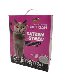 BURI Katzenklumpstreu mit Babypuder Duft 30L (26 kg) - 5 x 30 l – Bild 1 von 6