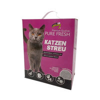 Produktbild von BURI Katzenklumpstreu mit Babypuder Duft 30L (26 kg) - 5 x 30 l