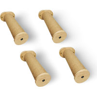 Produktbild von BURI Kletterpfosten für Katzen 4er Set aus Holz und Sisal 30x8cm