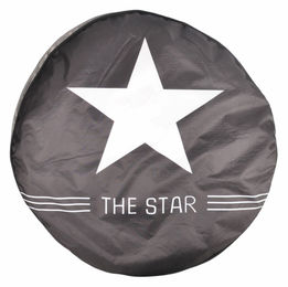 BURI Outdoor Hundekissen The Star Hundematte aus Polyester 80cm Schwarz Grau - 80 cm – Bild 1 von 2