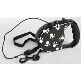 BURI Rollleine für Hunde aus Kunststoff in Schwarz - 1 Stk. – Bild 1 von 2