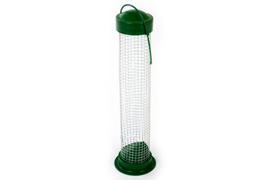 Produktbild von BURI Vogelfuttersäule mit Gitter in Grün