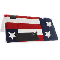 Produktbild von Burioni Dressur Schabracke Western USA Blau Bunt