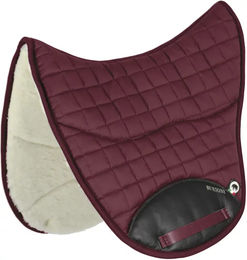Produktbild von Burioni Endurance Satteldecke für Pferde aus Baumwolle und Wolle in Rot
